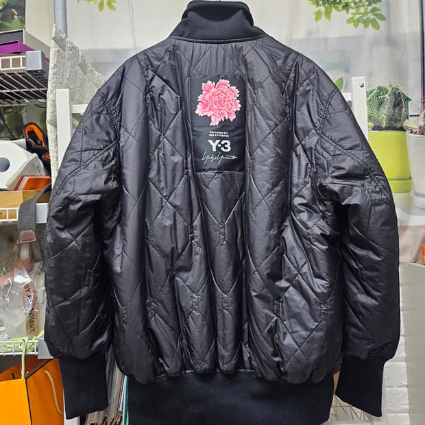 Y3 요지야마모토 아디다스 퀼팅 봄버자켓 MM 제임스하든 오버핏 XD60