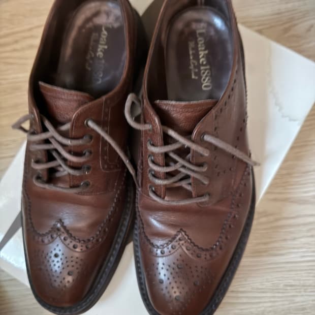 Loake 1880 남성 윙팁 구두 uk 8.5