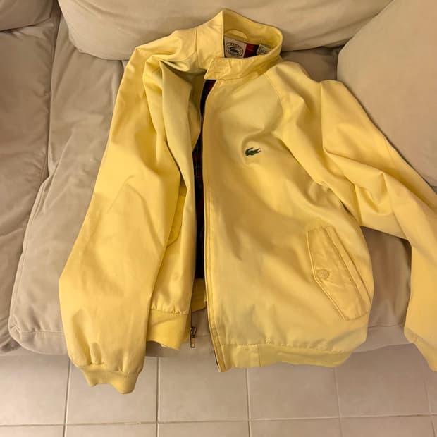 라코스테 블루종 자켓