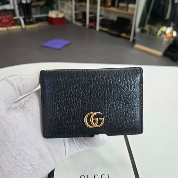 [정품] 구찌 마몬트 GG 카드지갑