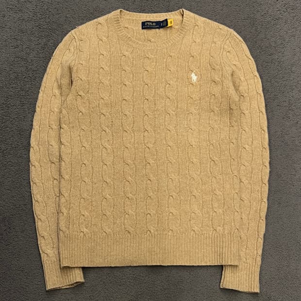 폴로 랄프로렌 꽈배기 니트 처분 