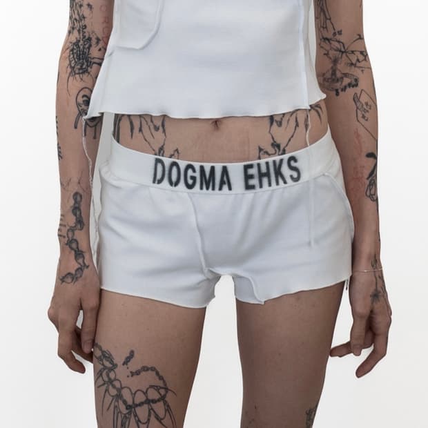 도그마엑스 UNDERWEAR SHORTS WHITE 