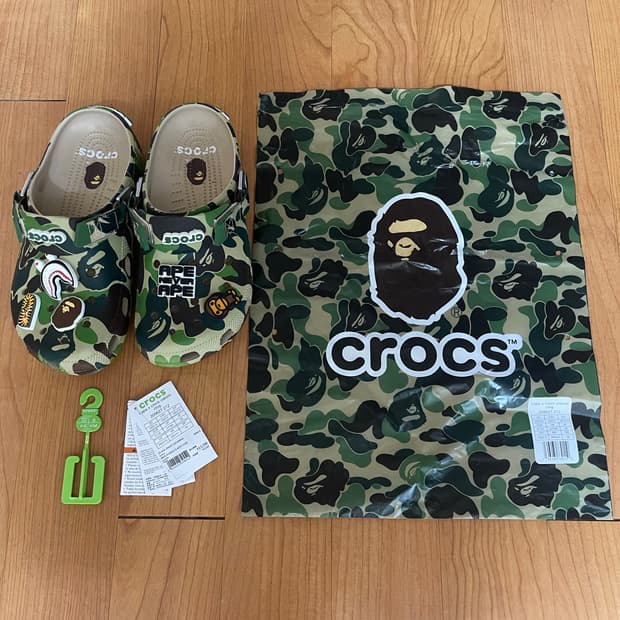 크록스 x 베이프 클래식 클로그