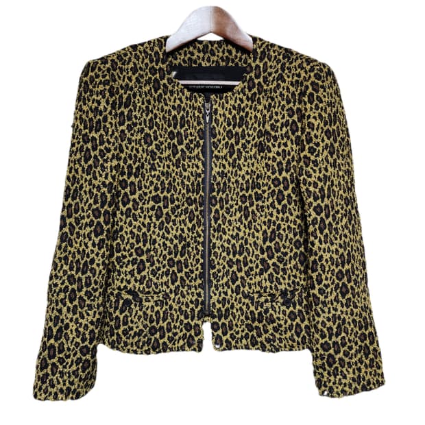 프레타 쿠튀르 호소노히사시 요지야마모토 패턴가 레오파드 자켓