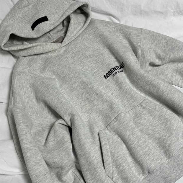 에센셜 후드티 라이트 오트밀 xs