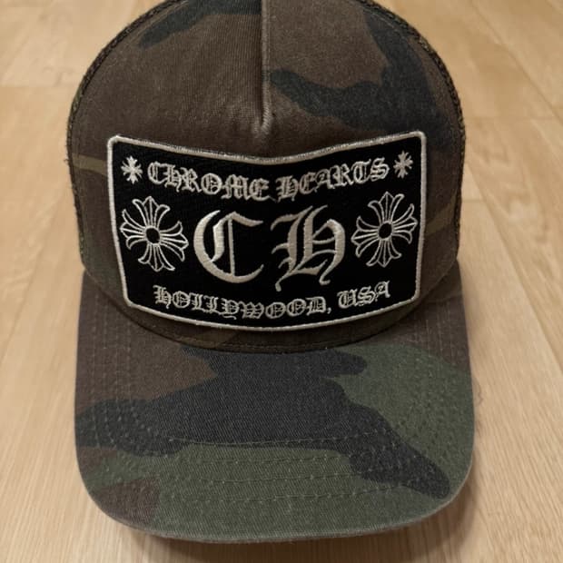 크롬하츠 ch 카모 트러커캡