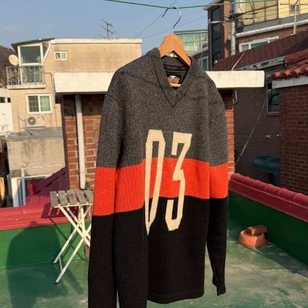 할리 데이비슨 니트 스웨터 