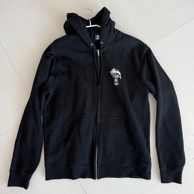 스투시 후드 집업 M , XL