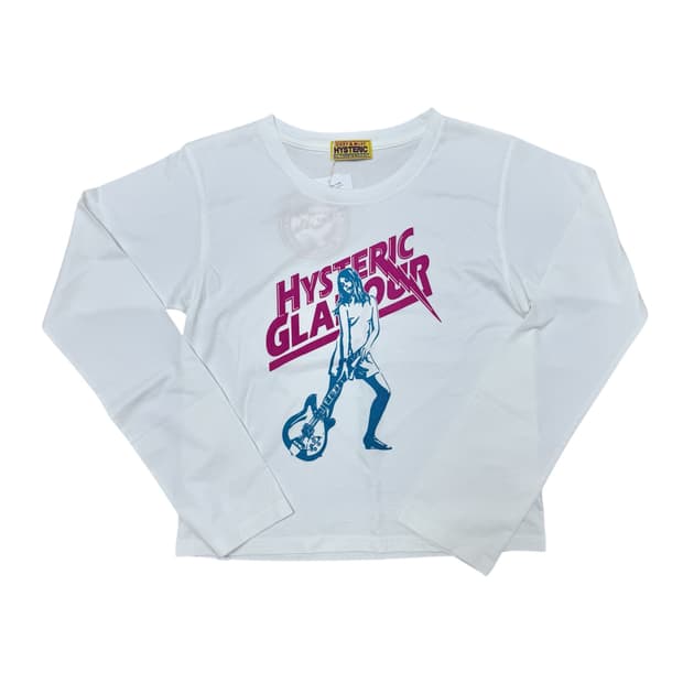 히스테릭글래머 히스테릭 라이트닝 숏 티셔츠 