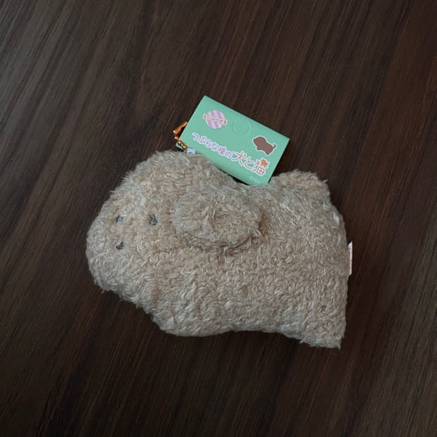 눈달린 인형 키링 (푸들)