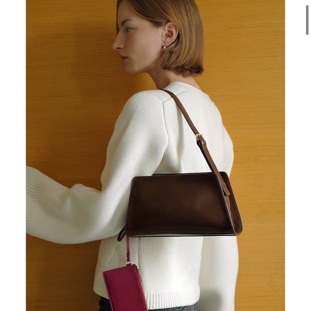 루아레 미로 숄더백 브라운