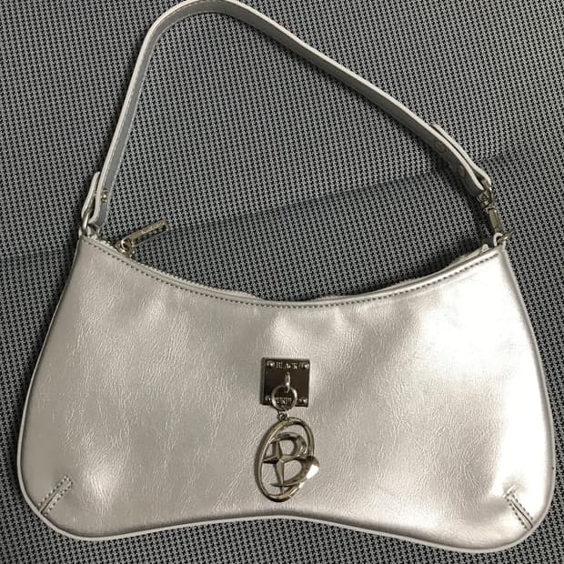 블랙퍼플 Codi keyring bag -silver