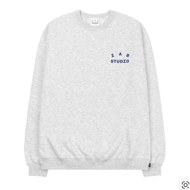 아이앱 스튜디오 스웨트셔츠 라이트 그레이 (XL)