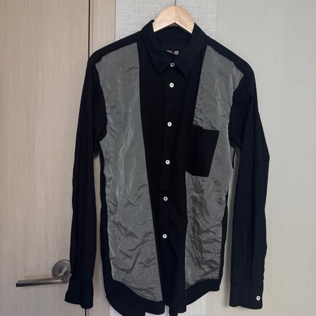 comme des garcons homme duex panel shirt