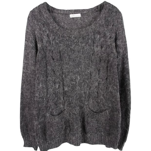 EARTH MUSIC&ECOLOGY 어스뮤직 알파카 니트