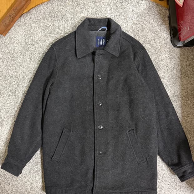 90s 올드 갭 울캐시미어 혼방 카코트