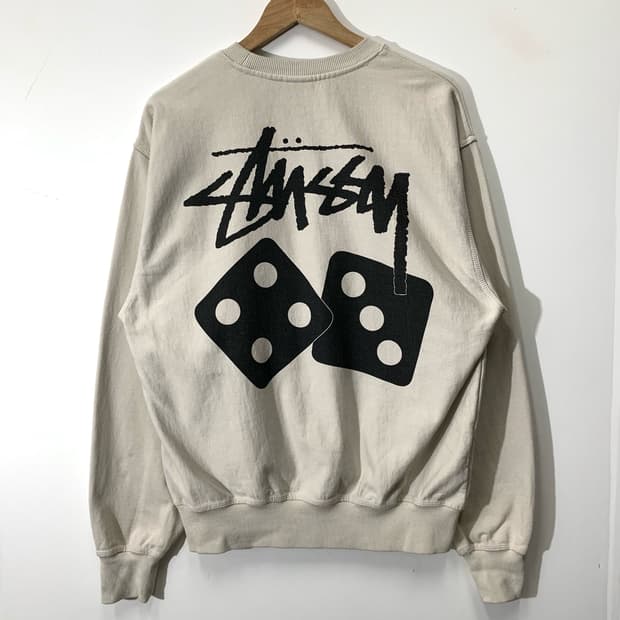 스투시 헤비스웻 다이스 크루넥 맨투맨