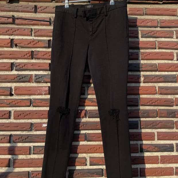 언더커버 블랙 디스트로이 스키니진 2사이즈