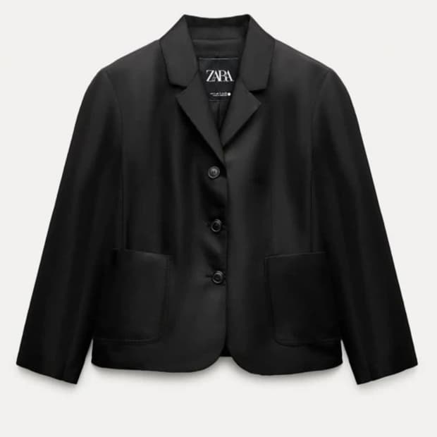 [시착만] 프라다원단 자라 블랙 블레이저 S - 가벼운 방수,