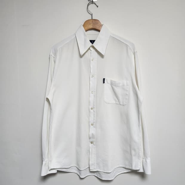 에르메네질도제냐 화이트 셔츠 M - S218