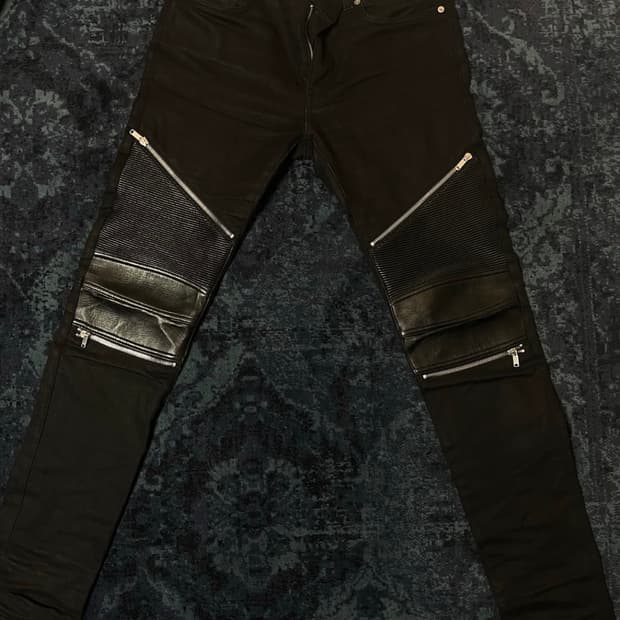 생로랑 16ss 레더패널진 30