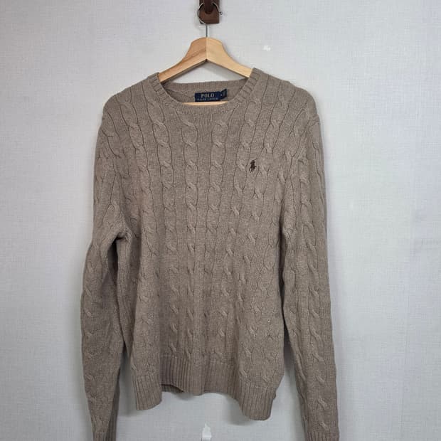 폴로랄프로렌 코튼 케이블 니트 M