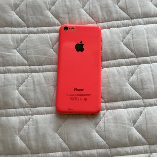 아이폰 5c 핑크 16 + 케이스
