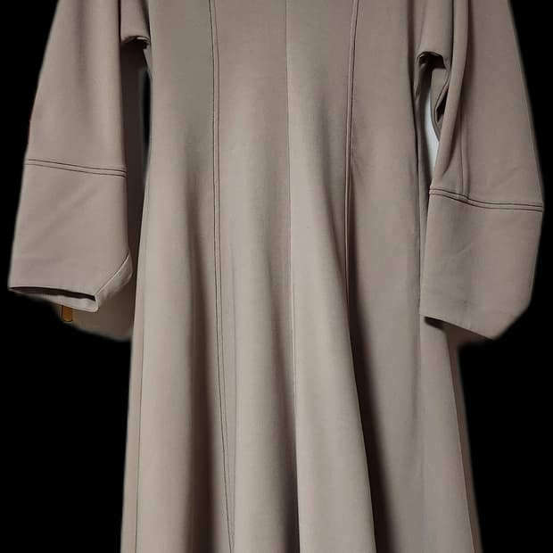 MOHAN 베이지 플레어 원피스 S