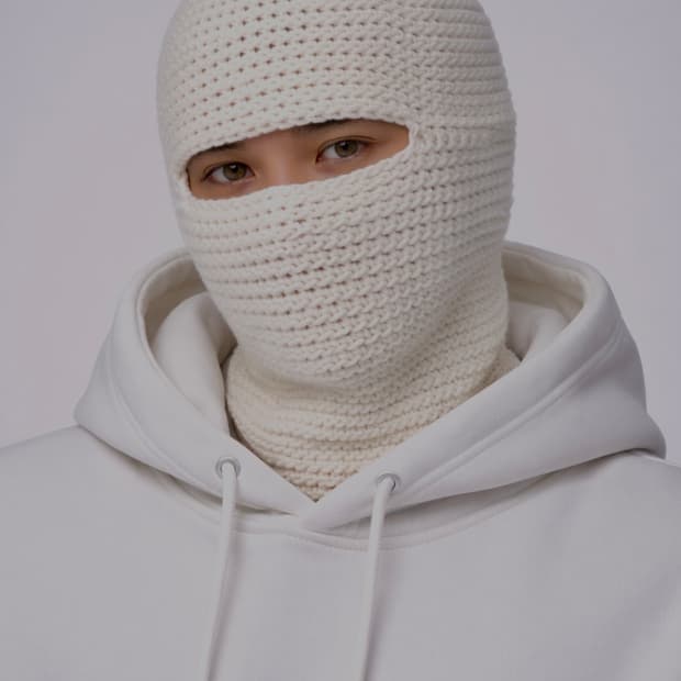 Ski mask ivory