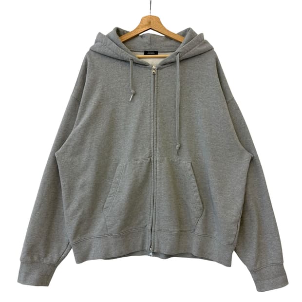 무신사스탠다드 후드 집업 그레이 3XL