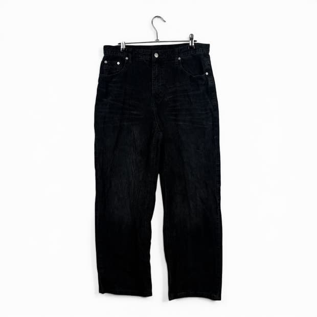 (M) 노매뉴얼 코듀로이 팬츠 블랙