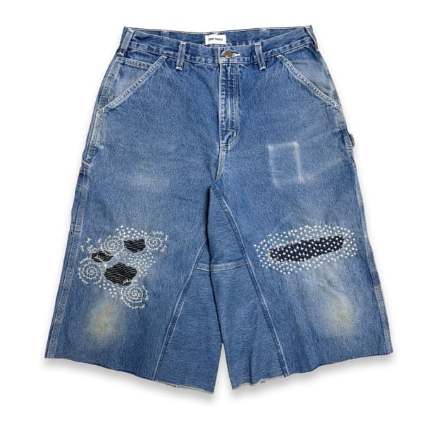 Carhartt Boro Sashiko Distressed Shorts