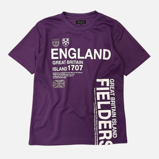 BEAUMERE egland purple sporty t-shirt