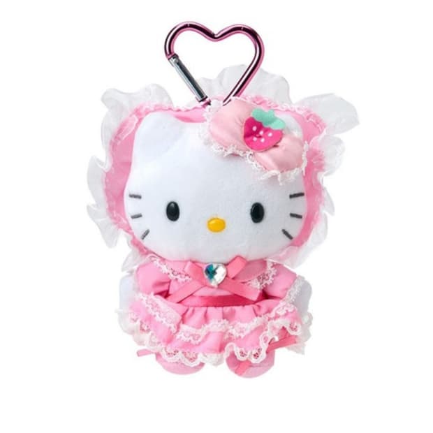 산리오 로리타 키티 키링/프링 공주 마스코트 헬로키티 키링