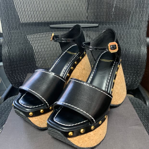 언더커버 21SS 코르크 웻지 샌달 Undercover