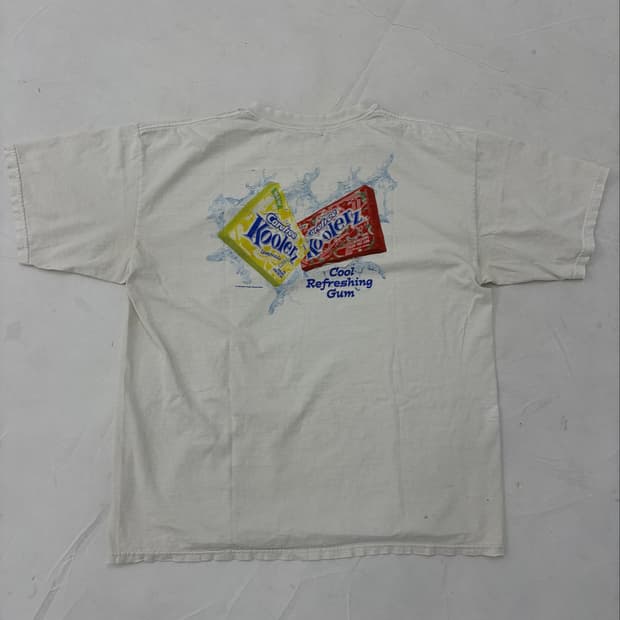 90s Distressed Koolerz Gum Tee (white)