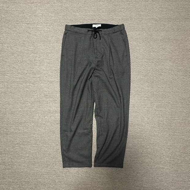 BEAMS glen check casual pants