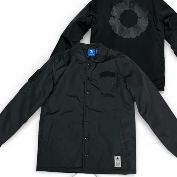 아디다스 블랙 코치 자켓 100