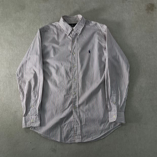 100 폴로랄프로렌 빈티지 스트라이프 셔츠