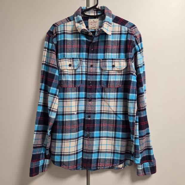 American Eagle 헤리티지 플란넬 체크 셔츠 L(100)