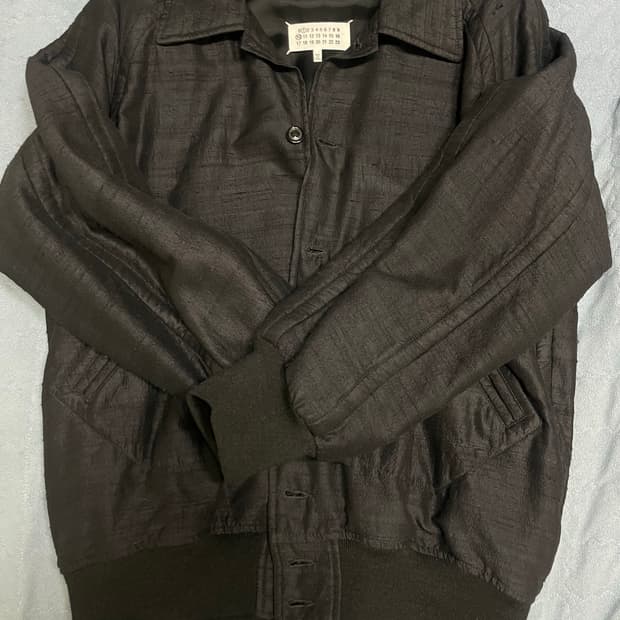 마르지엘라 실크 봄버 자켓 46