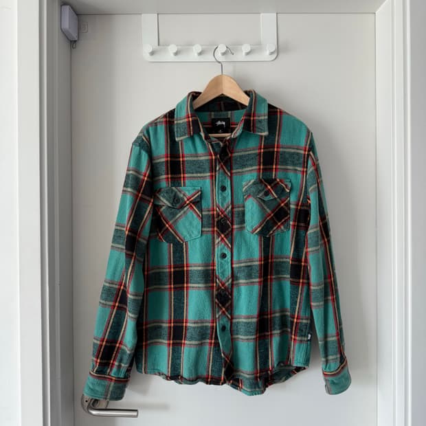 스투시 프란넬셔츠