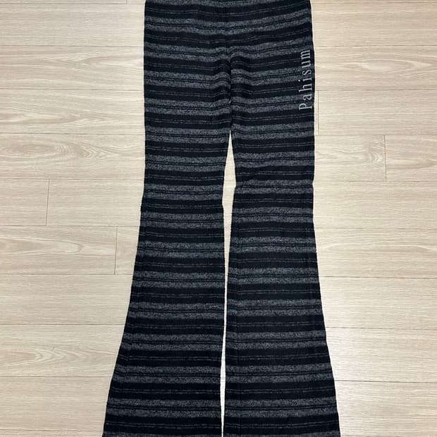 파히섬 스프라이트 슬림 밴딩팬츠 블랙