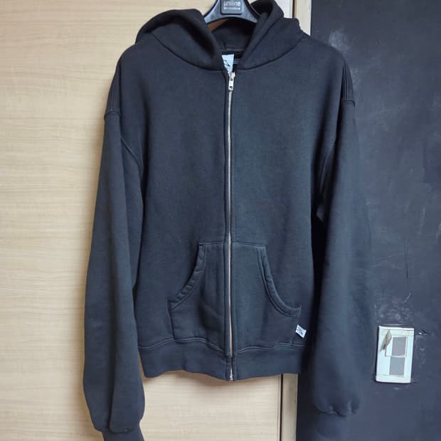 m) 아킴보 클럽 후드집업 faded black