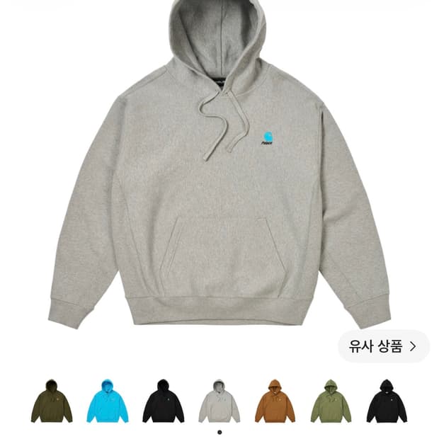 팔라스 x 칼하트 WIP 후드 헤더 그레이 - 24FW M