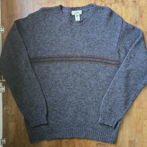 L.L.Bean 엘엘빈 뉴질랜드 울 니트 Made In Scotland 