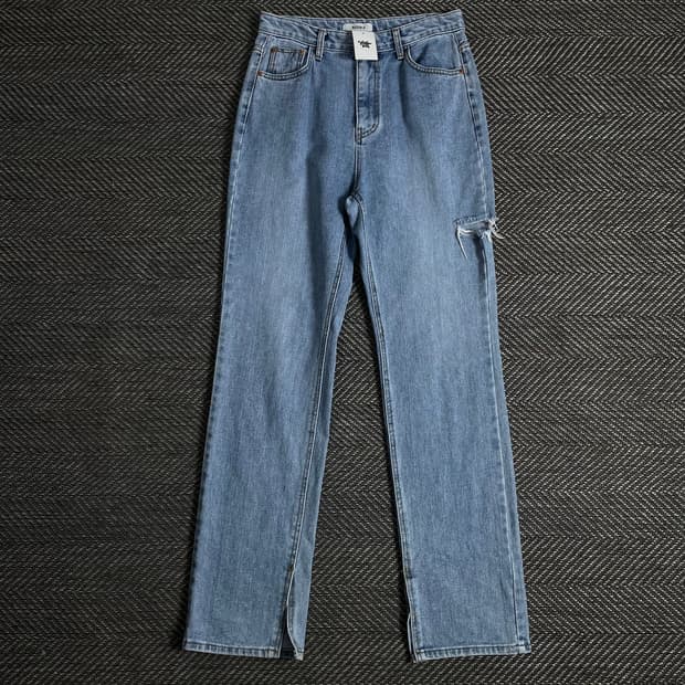 빈티지 우먼스 디스트로이드 데님 팬츠o 3156