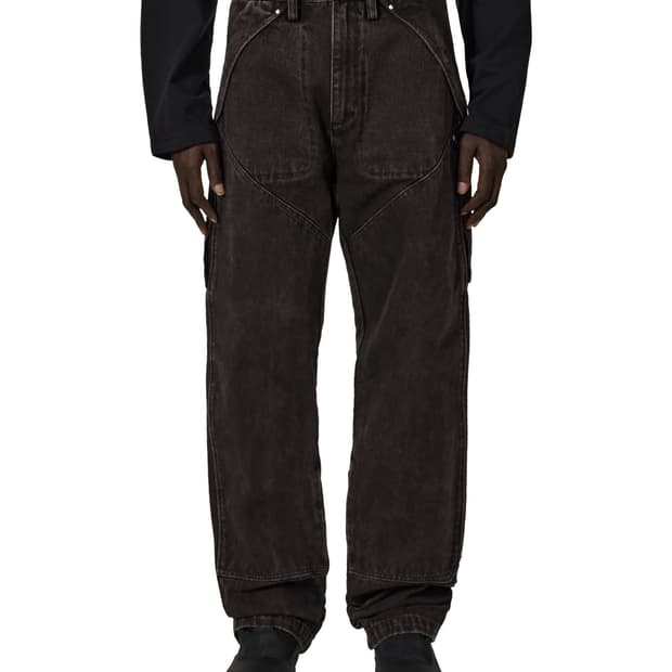 로아 x 랭글러 오르테 데님 카고팬츠 다크 브라운 M