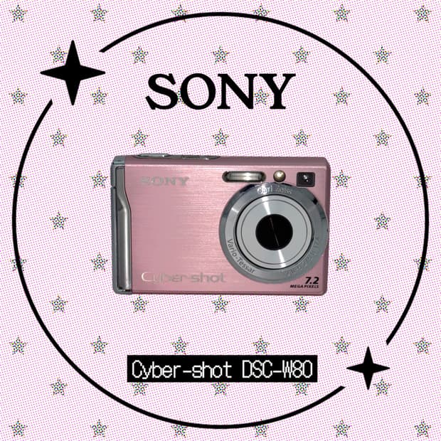 (메탈릭 핑크🎀) 소니 사이버샷 SONY DSC-W80