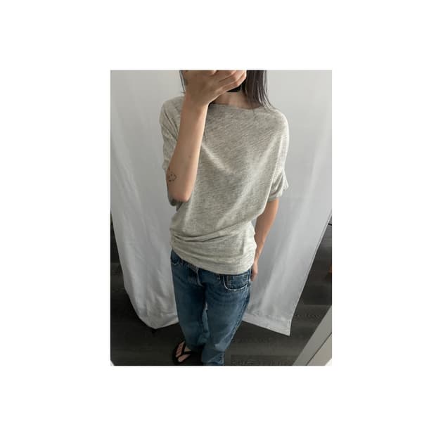 Tejas unbal sweat top (JAPAN)